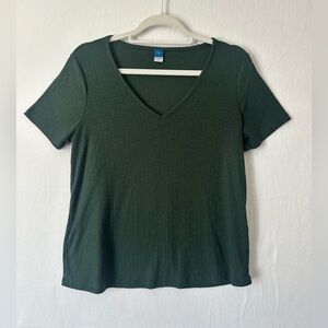 Old Navy Luxe Lightweight T-Shirt – Forest Green – Women’s Size S